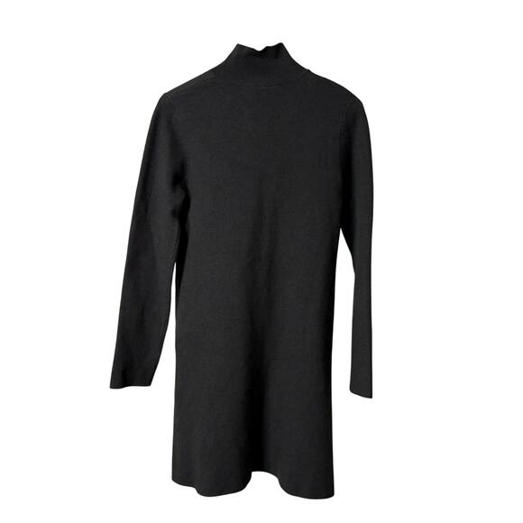 Zara Dark Gray Short Sweater Dress - Long Sleeve, Turtleneck - Medium - Like New - Picture 11 of 11
